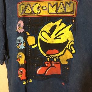 Retro Vintage logo PacMan Tee Sz XL NWOT